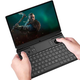 Imagen para el artículo titulado Este pequeño PC con controles para gaming incluye un teclado para decir que la usarás para trabajar
